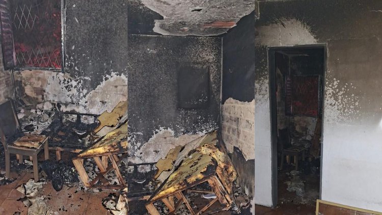 Gato é salvo de incêndio em apartamento de Teresina