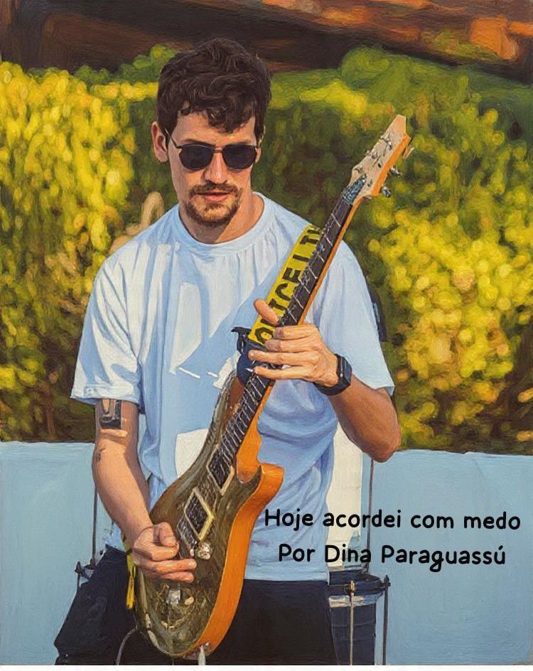 Hoje acordei com medo