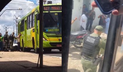 Homem é preso após mostrar partes íntimas e ejacular em mulher dentro de ônibus (Foto: Reprodução/Redes Sociais) Homem é preso após mostrar partes íntimas e ejacular em mulher dentro de ônibus (Foto: Reprodução/Redes Sociais)