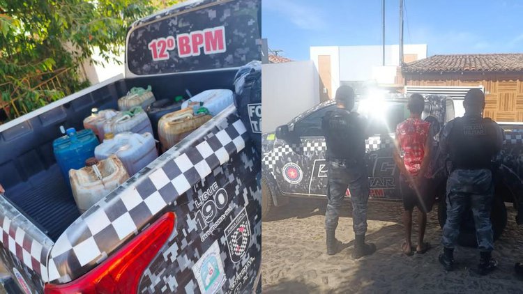 Homem é preso suspeito de furtar combustível de ônibus escolares no interior do PI