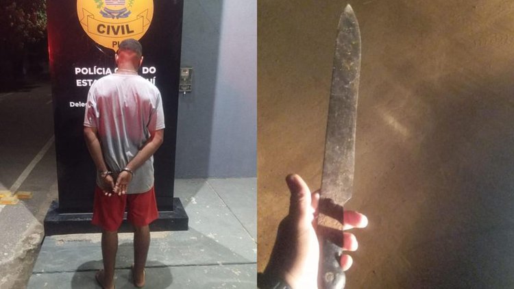 Homem invade casa, destrói objetos e ameaça mulher com facão no Piauí.