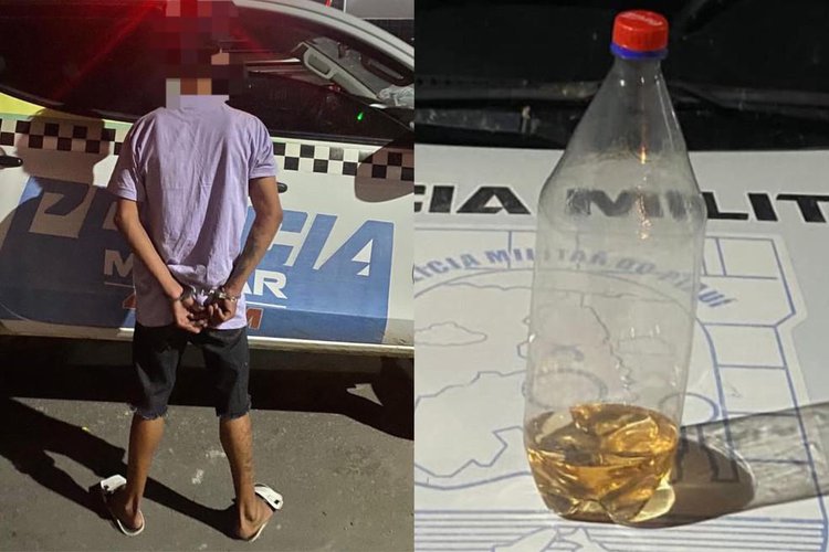 Jovem é preso por ameaça e tentativa de incêndio no Piauí.