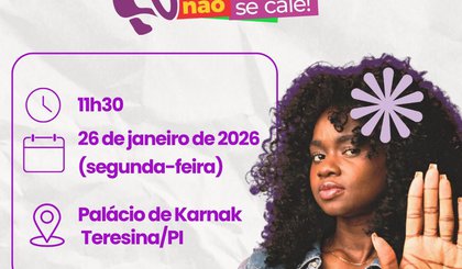 Ministra das Mulheres anuncia investimentos na proteção às mulheres do Piauí nesta segunda (26), em Teresina. (Foto: Divulgação/Governo do Piauí)