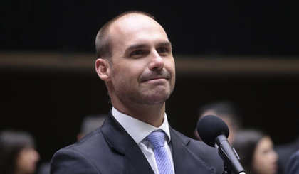 PF determina retorno imediato de Eduardo Bolsonaro ao cargo de escrivão (Foto: Bruno Spada/Câmara dos Deputados) PF determina retorno imediato de Eduardo Bolsonaro ao cargo de escrivão (Foto: Bruno Spada/Câmara dos Deputados)