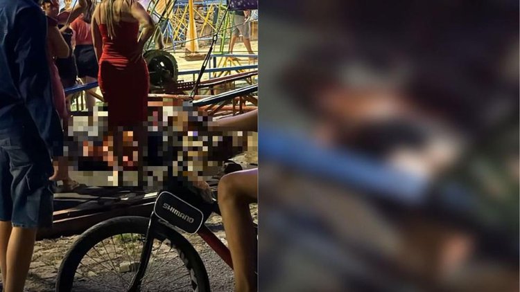 Acidente em roda-gigante deixa mulher ferida no Piauí.