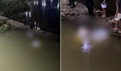 Cadáver sem roupas é encontrado boiando embaixo de ponte no Piauí (Foto: Reprodução/Fala Tu Piripiri) Cadáver sem roupas é encontrado boiando embaixo de ponte no Piauí (Foto: Reprodução/Fala Tu Piripiri)