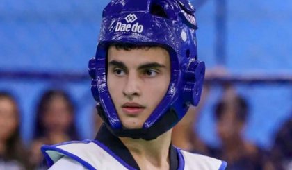 Cauã Batista, promessa do taekwondo brasileiro, morre aos 18 anos. (Foto: Reprodução / Instagram)