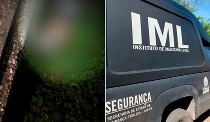 Corpo com marcas de violência é encontrado em grota na Zona Sul de Teresina. (Foto: Montagem g1 PI/ 1o BPM) Corpo com marcas de violência é encontrado em grota na Zona Sul de Teresina. (Foto: Montagem g1 PI/ 1o BPM)