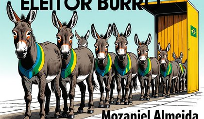Eleitor burro (Foto: Gerado por IA)