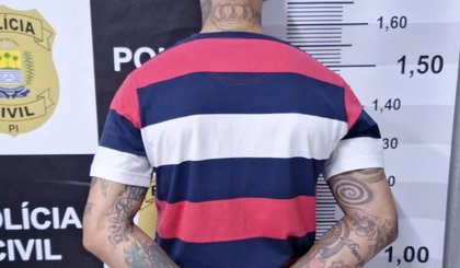 Foragido de MG é preso após saída temporária no Piauí (Foto: Policia civil) Foragido de MG é preso após saída temporária no Piauí (Foto: Policia civil)