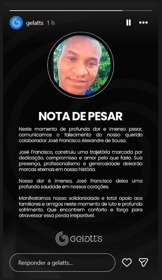 Funcionário de fábrica de sorvetes é encontrado sem vida em Floriano.