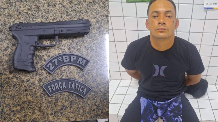 Homem ameaça filha e ex-esposa com simulacro de arma em Parnaíba.