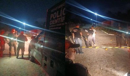 Homem é morto a tiros por criminosos encapuzados no litoral do Piauí. (Foto: Polícia Militar)