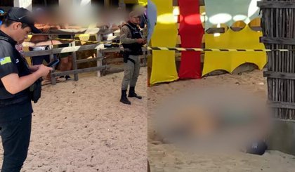 Homem que morreu após discussão em praia estava armado com faca. (Foto: Reprodução/Redes Sociais) Homem que morreu após discussão em praia estava armado com faca. (Foto: Reprodução/Redes Sociais)