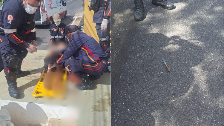 Mulher é presa em flagrante por esfaquear companheiro em Teresina.