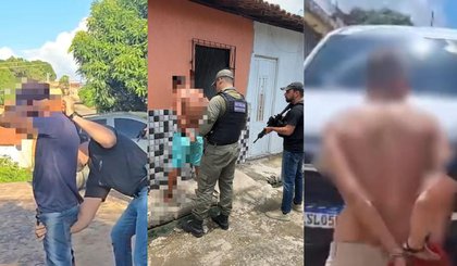 Operação prende três homens por violência contra mulheres no Piauí. (Foto: Divulgação/SSP-PI) Operação prende três homens por violência contra mulheres no Piauí. (Foto: Divulgação/SSP-PI)