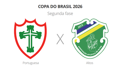 Portuguesa x Altos (Foto: Reprodução/ge)