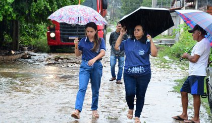 Prefeitura  Municipal inicia ações emergenciais de defesa civil em Floriano. (Foto: Divulgação/Prefeitura de Floriano)