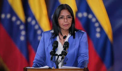 presidente interina da Venezuela, Delcy Rodríguez (Foto: Gerado por IA) presidente interina da Venezuela, Delcy Rodríguez (Foto: Gerado por IA)