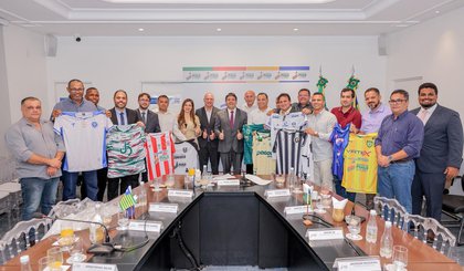 Rafael Fonteles anuncia aporte de R$ 8 milhões para fortalecer o futebol profissional piauiense. (Foto: Gabriel Paulino)