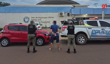 Suspeito rouba veículos após crime e é capturado no Piauí. (Foto: Reprodução)