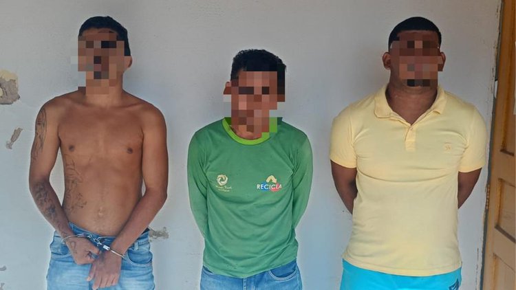 Três suspeitos de matar pescador são presos em José de Freitas.