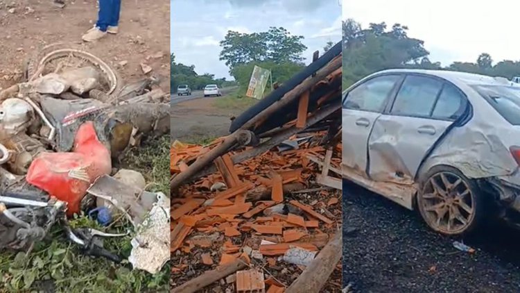 Vendedora morre atropelada nas margens da BR-343 enquanto vendia produtos.