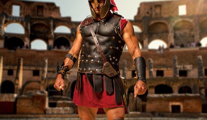 Cláudio, o gladiador. (Foto: Gerado por IA) Cláudio, o gladiador. (Foto: Gerado por IA)