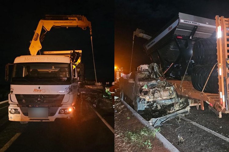Colisão deixa dois mortos e um ferido na Rodovia Transcerrados, no Piauí.