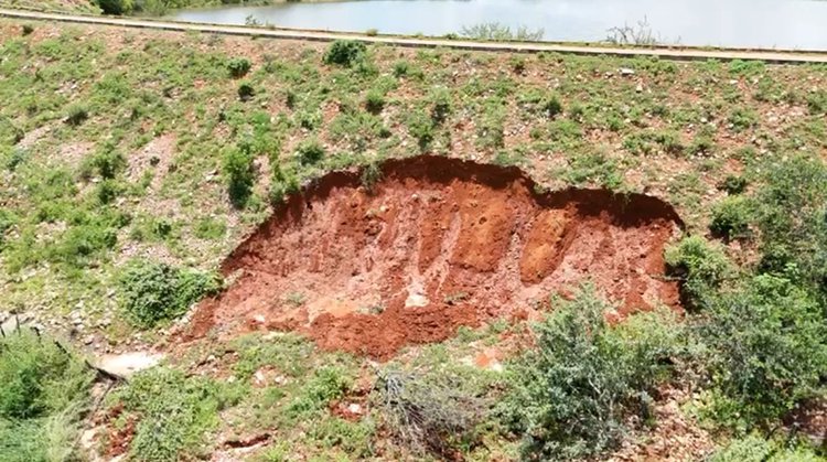 Defesa Civil emite alerta para saída imediata das famílias do entorno da Barragem do Campestre em Coronel José Dias;