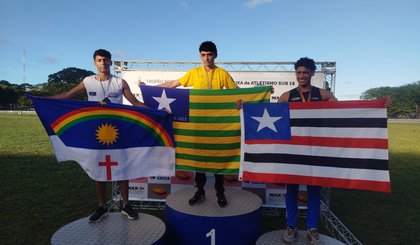 Estudante da rede estadual do Piauí é convocado para a Seleção Brasileira Sub-18 de Atletismo. (Foto: Arquivo Pessoal)