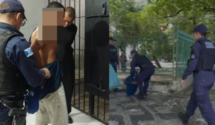 Flanelinha é preso por agressão contra mulher no Centro de Teresina. (Foto: Guarda Civil Municipal) Flanelinha é preso por agressão contra mulher no Centro de Teresina. (Foto: Guarda Civil Municipal)