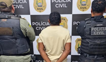 Foragido suspeito de assassinar idoso a pauladas em assalto em TO é preso no Piauí (Foto: Divulgação/Polícia Civil) Foragido suspeito de assassinar idoso a pauladas em assalto em TO é preso no Piauí (Foto: Divulgação/Polícia Civil)