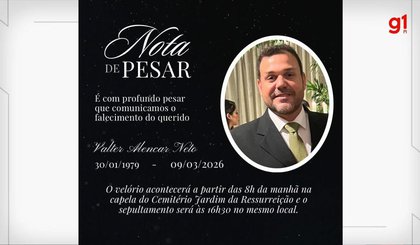 Morre Valter Alencar Neto, neto do fundador da TV Clube. (Foto: Reprodução) Morre Valter Alencar Neto, neto do fundador da TV Clube. (Foto: Reprodução)