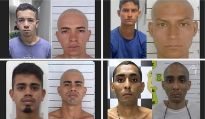 Quatro presidiários fogem da penitenciária de Parnaíba. (Foto: Divulgação/Polícia Civil) Quatro presidiários fogem da penitenciária de Parnaíba. (Foto: Divulgação/Polícia Civil)