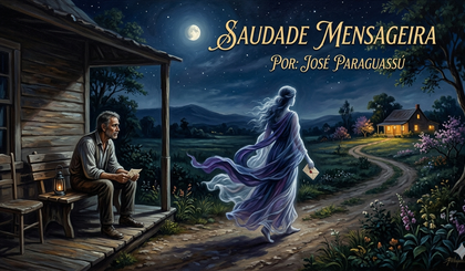 Saudade Mensageira (Foto: Gerado por IA) Saudade Mensageira (Foto: Gerado por IA)