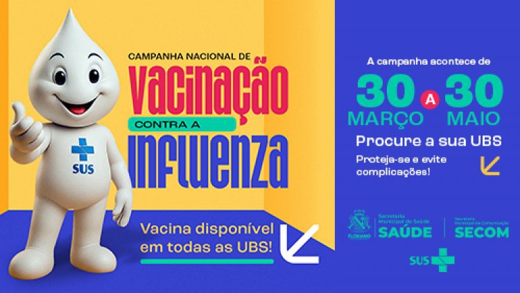 Vacina contra a influenza já está disponível em todas as UBS de Floriano.
