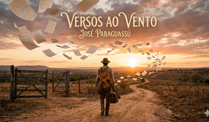 Versos ao Vento (Foto: Gerado por IA) Versos ao Vento (Foto: Gerado por IA)