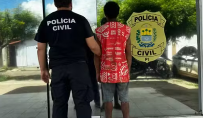 Condenado por homicídio de idosa é preso 13 anos depois do crime. (Foto: Ascom SSP-PI) Condenado por homicídio de idosa é preso 13 anos depois do crime. (Foto: Ascom SSP-PI)