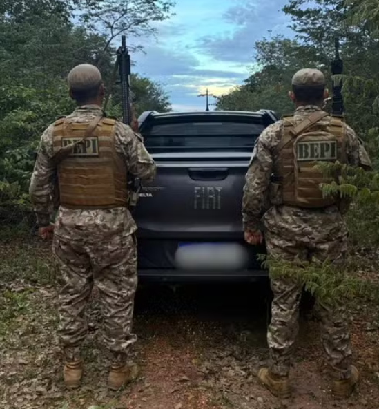 Família é feita refém e tem carro e R$ 90 mil roubados no interior do PI; veículo é recuperado