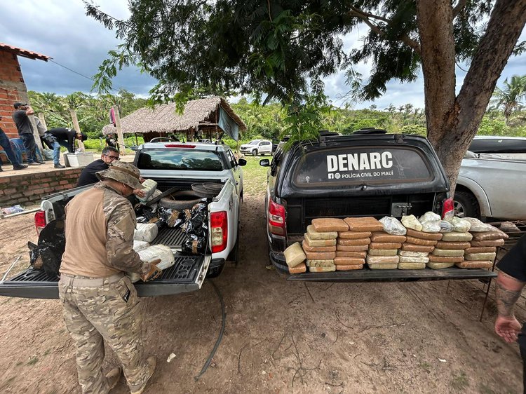 Governo do Piauí reforça combate ao tráfico e Denarc apreende mais de 730 kg de drogas em 2026.