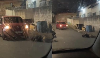 Homem em situação de rua é atropelado enquanto dormia; suspeita foi detida (Foto: Reprodução) Homem em situação de rua é atropelado enquanto dormia; suspeita foi detida (Foto: Reprodução)