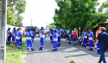 Infraestrutura: Prefeitura de Floriano lança projeto ‘Nosso Bairro é Limpeza’ 2026. (Foto: Divulgação/Prefeitura de Floriano)