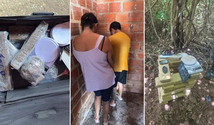 Polícia descobre tonel com drogas em operação em Teresina. (Foto: Reprodução) Polícia descobre tonel com drogas em operação em Teresina. (Foto: Reprodução)
