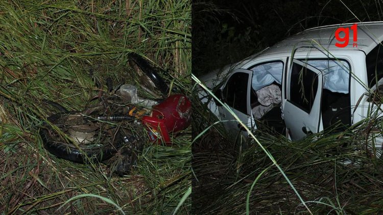 Acidente entre moto e caminhonete no Piauí deixa mãe e filha mortas.