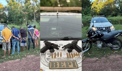 Cinco suspeitos do assassinato de jogador amador são presos. (Foto: Divulgação/Polícia Militar) Cinco suspeitos do assassinato de jogador amador são presos. (Foto: Divulgação/Polícia Militar)