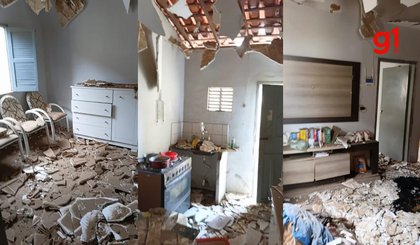 Explosão em residência deixa homem gravemente ferido em Oeiras. (Foto: Reprodução/g1) Explosão em residência deixa homem gravemente ferido em Oeiras. (Foto: Reprodução/g1)