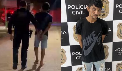 Fugitivo por roubo tenta enganar polícia, mas acaba preso em Teresina. (Foto: Divulgação/PCPI) Fugitivo por roubo tenta enganar polícia, mas acaba preso em Teresina. (Foto: Divulgação/PCPI)