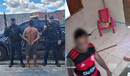 Homem foge de delegacia após prisão por agressão no Piauí. (Foto: Reprodução/Polícia Militar) Homem foge de delegacia após prisão por agressão no Piauí. (Foto: Reprodução/Polícia Militar)