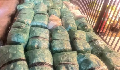 Homem sofre acidente e acaba preso por estar transportando 320 kg de maconha. (Foto: Divulgação/PRF) Homem sofre acidente e acaba preso por estar transportando 320 kg de maconha. (Foto: Divulgação/PRF)